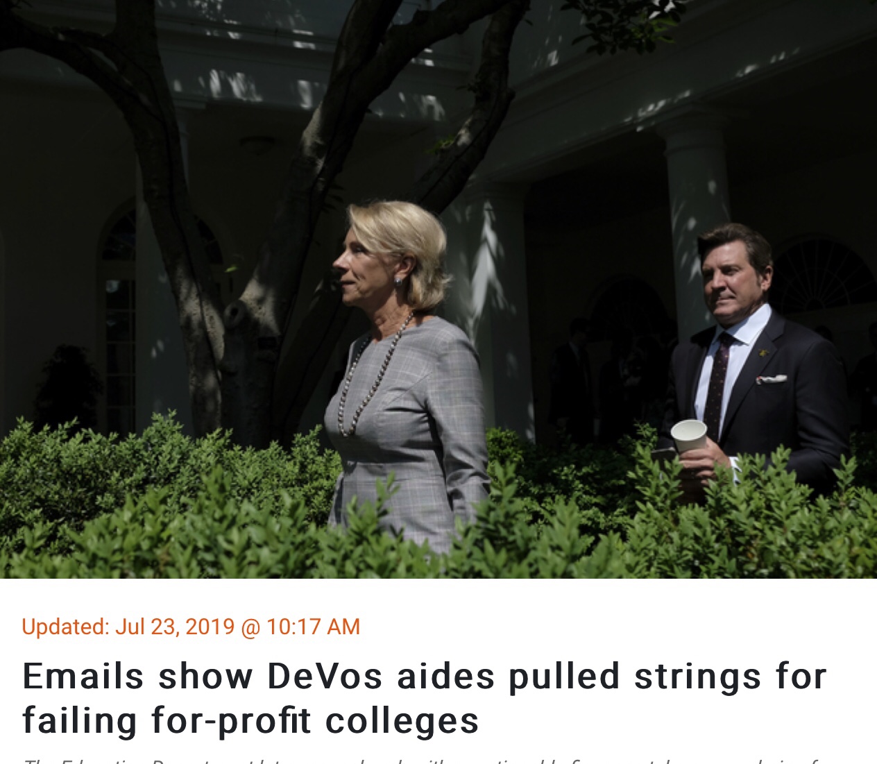 De Vos the Poster Girl of Educational Mediocrity | Medicynic